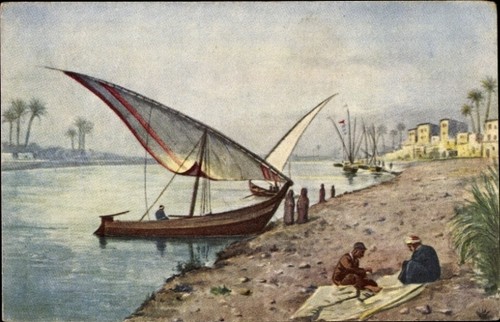 Port said ägypten - ak, am